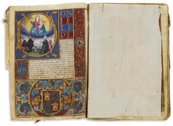 Carta Executoria de Hidalguía, Spain, Illuminated Manuscript on Parchment.